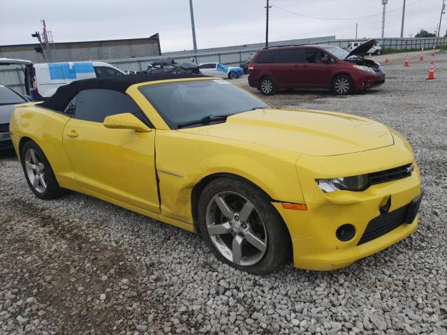 CHEVROLET CAMARO 2015 Yellow