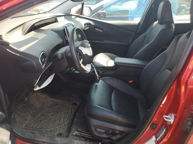  TOYOTA PRIUS 2019 Czerwony