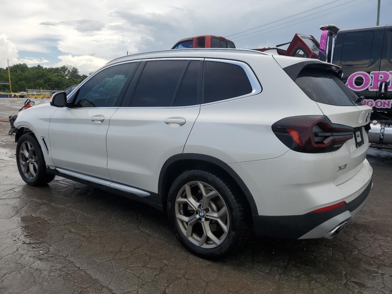 2022 BMW X3 Sdrive30I white null gas 5UX43DP03N9L21344 photo #3