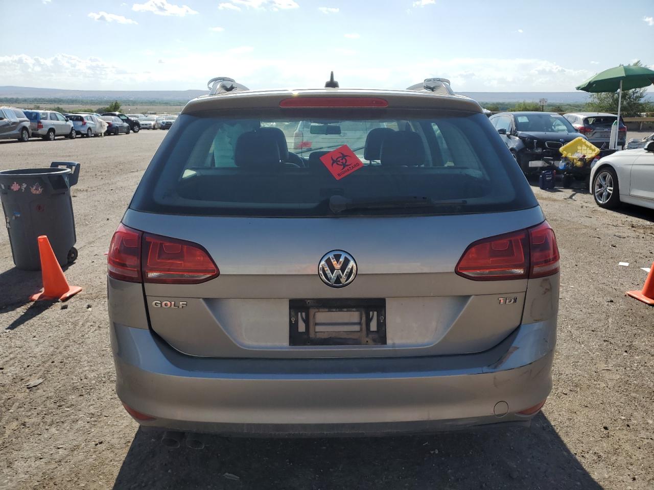2015 Volkswagen Golf Sportwagen Tdi S VIN: 3VWCA7AUXFM516180 Lot: 64786805