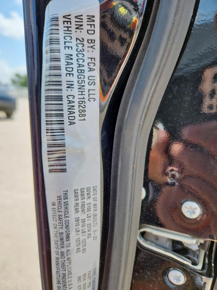 2022 Chrysler 300 S VIN: 2C3CCABG5NH162881 Lot: 64191875