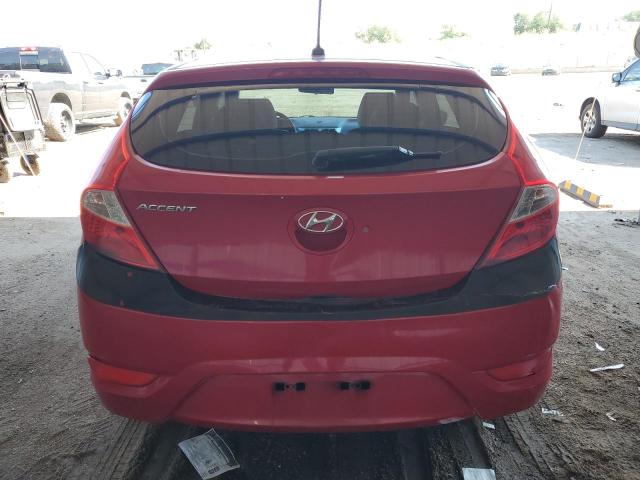  HYUNDAI ACCENT 2016 Czerwony
