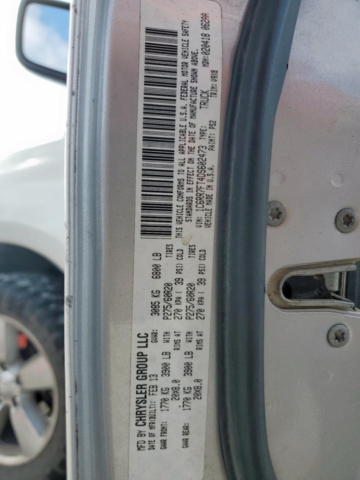 2013 Ram 1500 St VIN: 1C6RR7FT4DS602473 Lot: 64794415