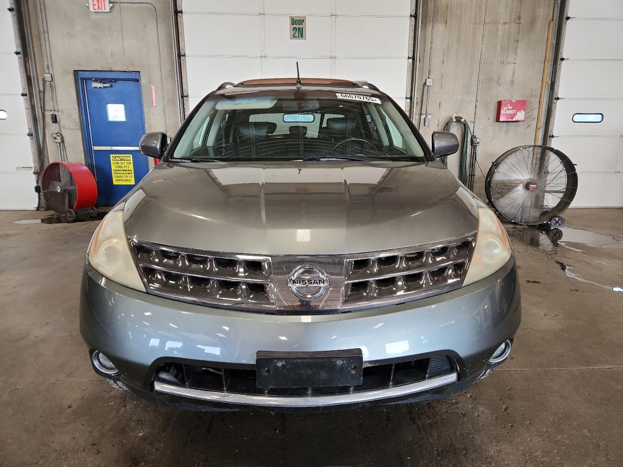 2007 Nissan Murano Sl VIN: JN8AZ08W17W604834 Lot: 66670765