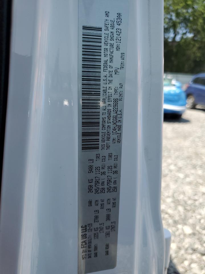 2020 Jeep Wrangler Unlimited Sport VIN: 1C4HJXDG6LW229686 Lot: 63195155