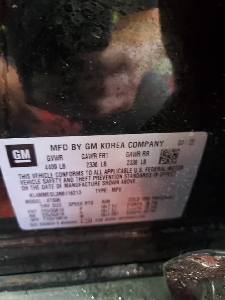 2022 Buick Encore Gx Select VIN: KL4MMESL3NB116213 Lot: 67048435