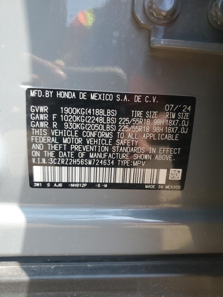 3czrz2h56sm724634 3CZRZ2H56SM724634 2025 Honda Hr-V Sport