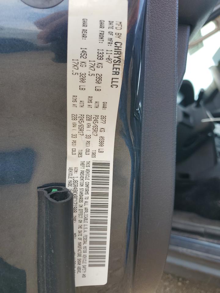 2008 Jeep Grand Cherokee Laredo VIN: 1J8GR48KX8C171908 Lot: 66029285