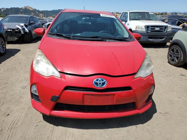  TOYOTA PRIUS 2012 Czerwony