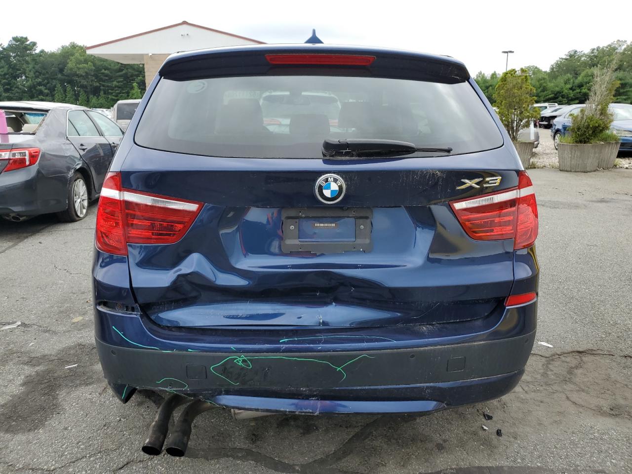 2013 BMW X3 xDrive28I VIN: 5UXWX9C58D0D01754 Lot: 62111765