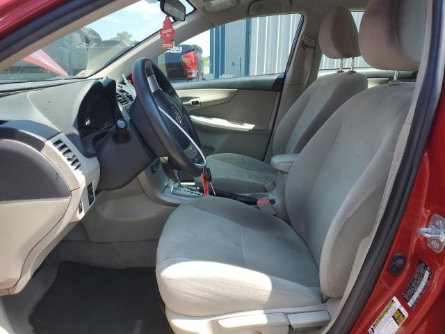 Sedans TOYOTA COROLLA 2012 Czerwony