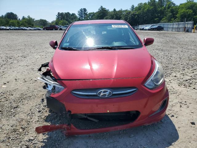  HYUNDAI ACCENT 2016 Red