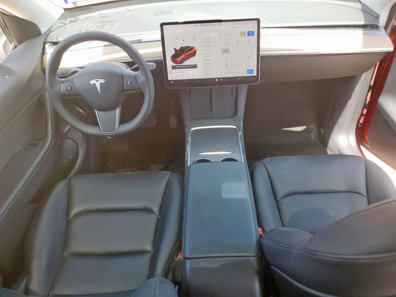 2021 Tesla Model Y VIN: 5YJYGAEE2MF180825 Lot: 64025485