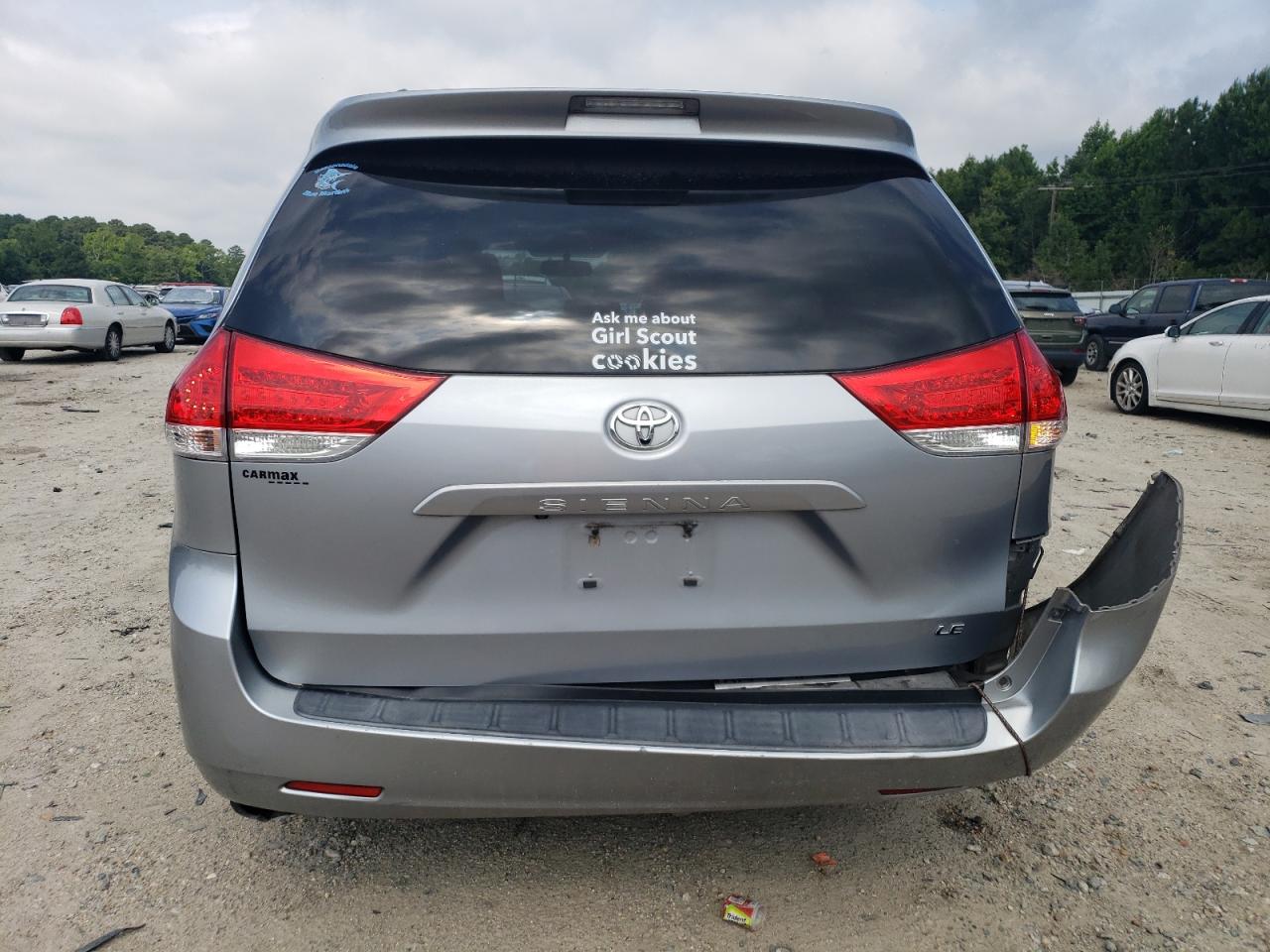 2013 Toyota Sienna Le VIN: 5TDKK3DC0DS387404 Lot: 63754875
