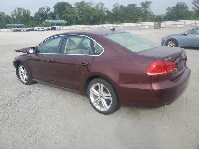 Sedans VOLKSWAGEN PASSAT 2013 Burgundy