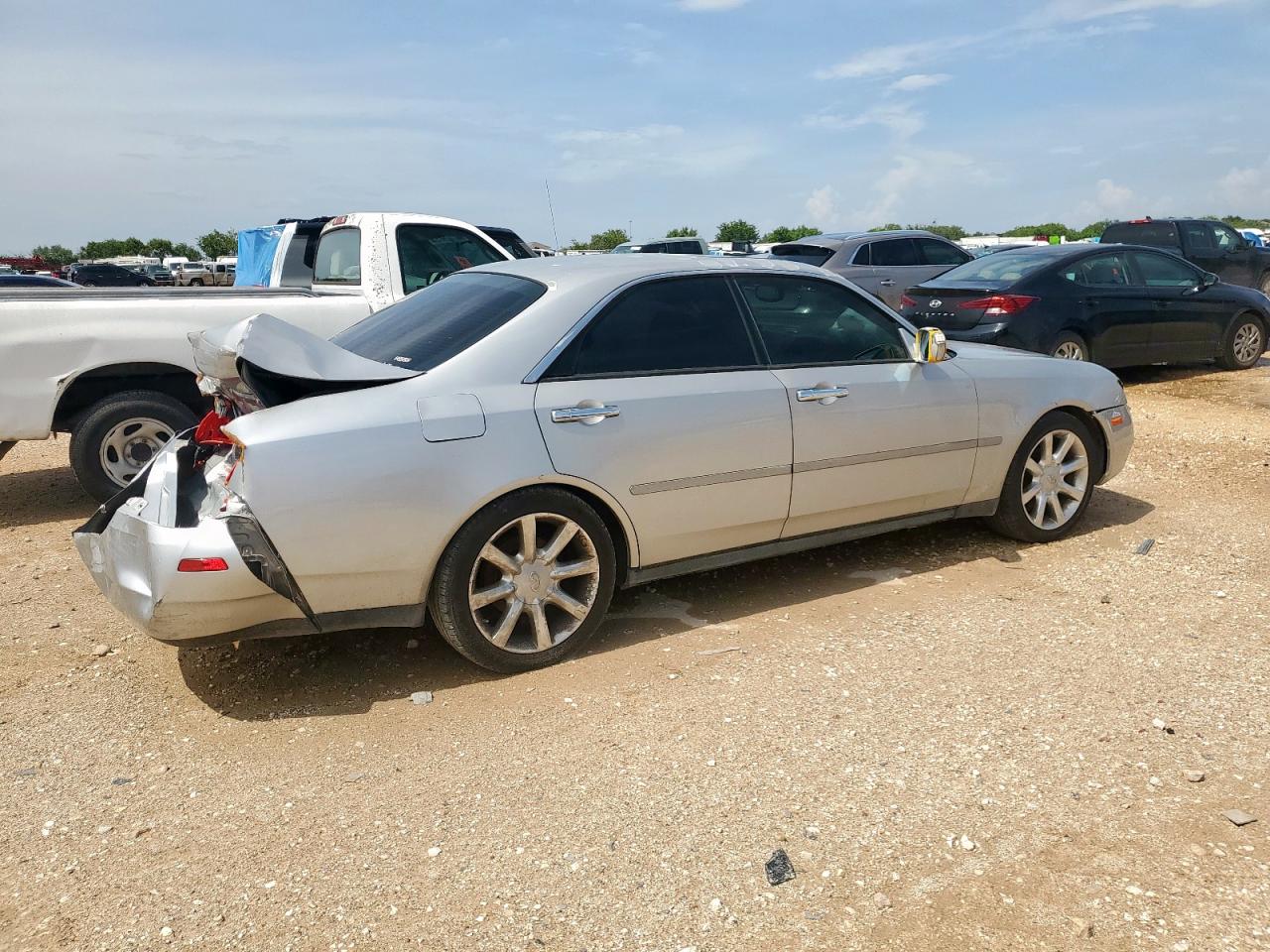 2003 Infiniti M45 silver sedan gas JNKAY41E73M000796 photo #4