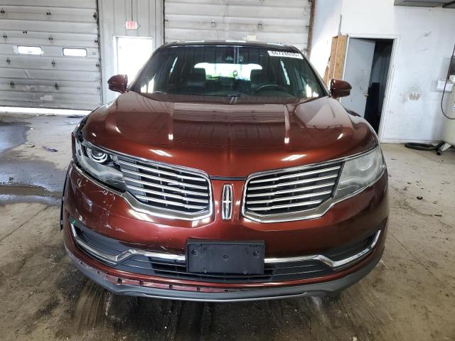  LINCOLN MKX 2016 Czerwony