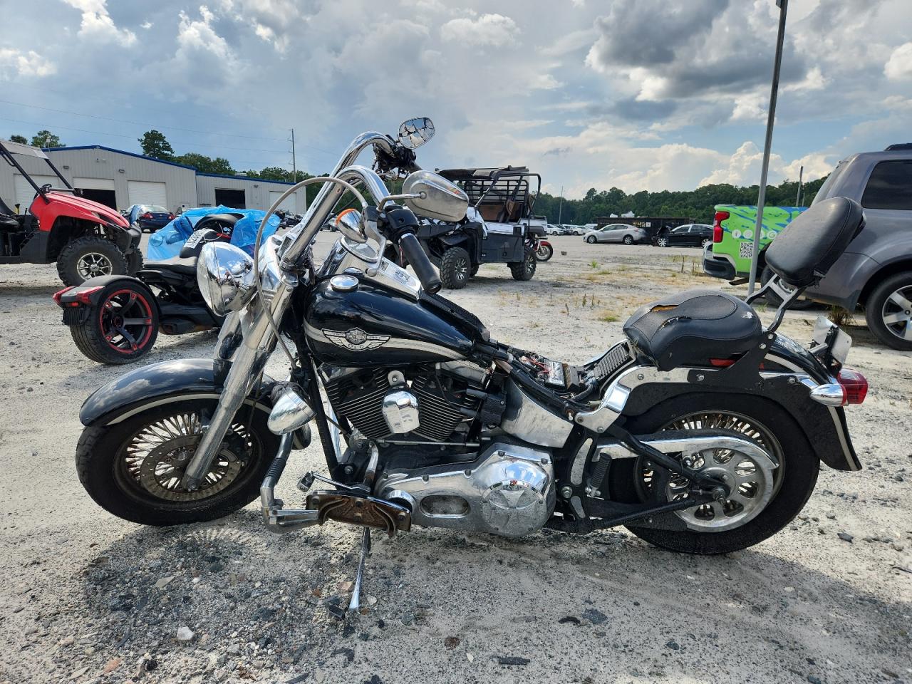 2003 Harley-Davidson FLSTFI at GA - Savannah, Copart lot