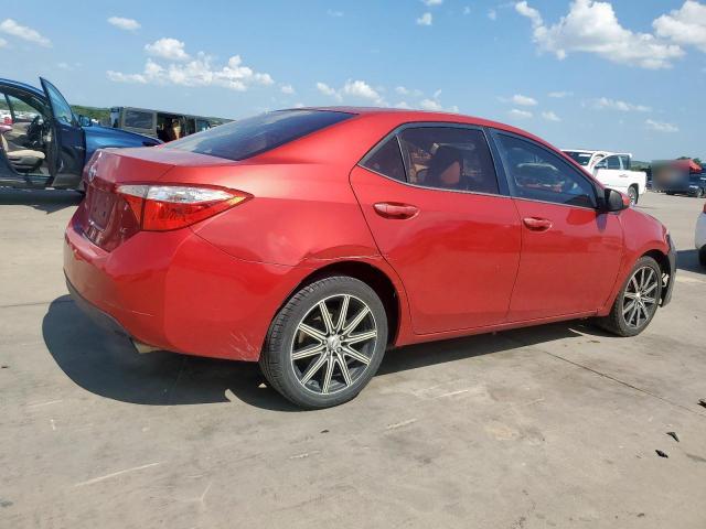  TOYOTA COROLLA 2015 Red