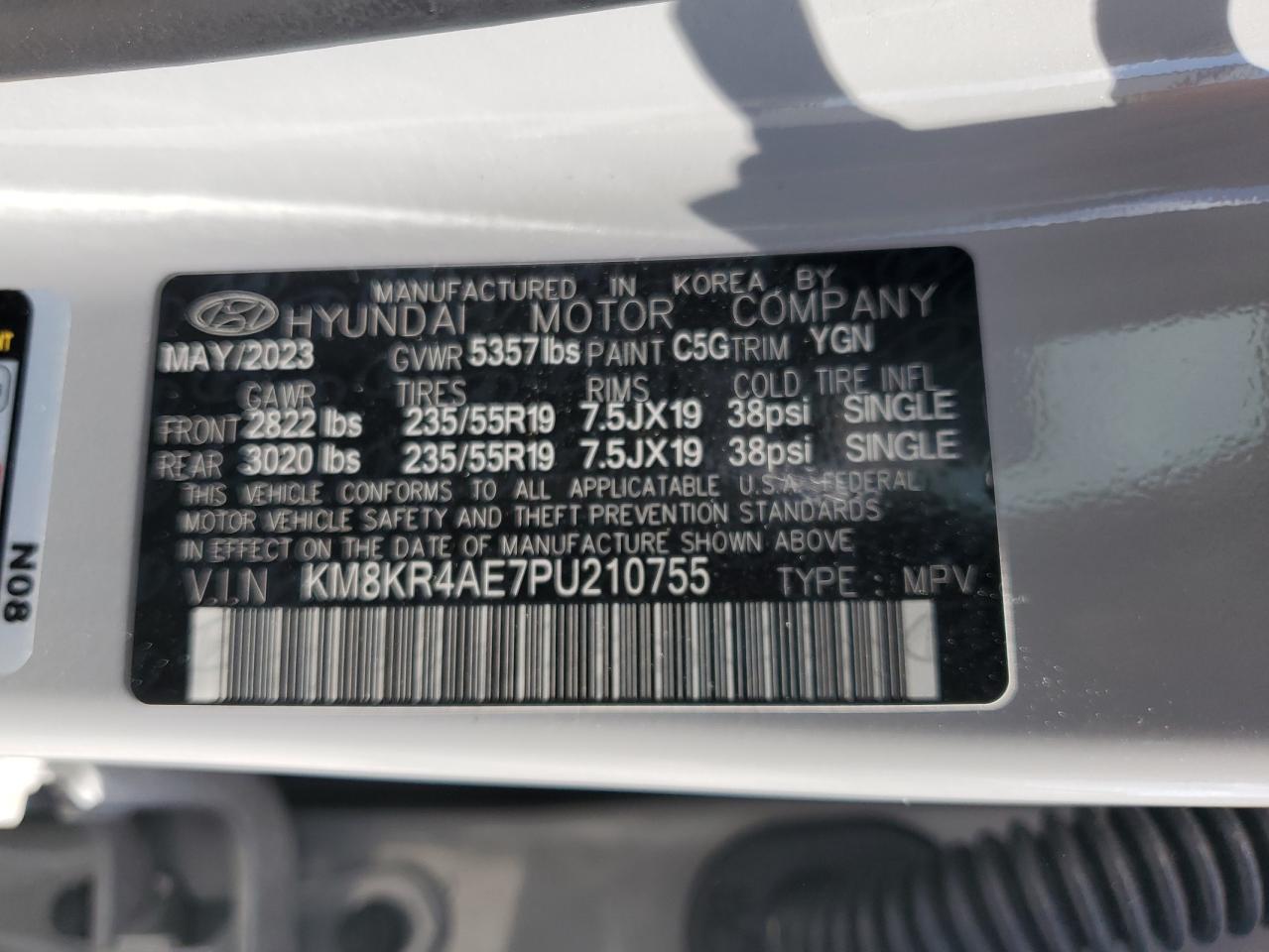 2023 Hyundai Ioniq 5 Limited VIN: KM8KR4AE7PU210755 Lot: 62104365