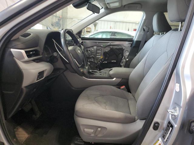 TOYOTA HIGHLANDER 2022 Srebrny