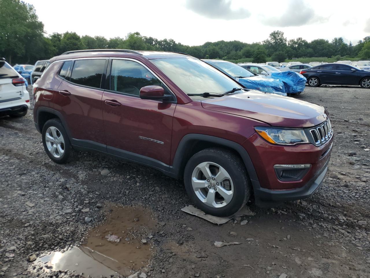 2021 Jeep Compass Latitude VIN: 3C4NJDBB3MT517648 Lot: 64903565