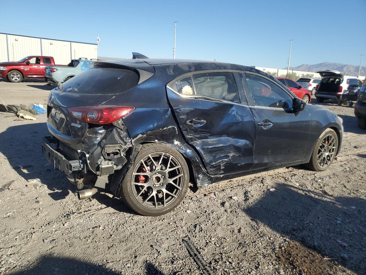 2016 Mazda 3 Touring blue hatchback gas JM1BM1M71G1319082 photo #4