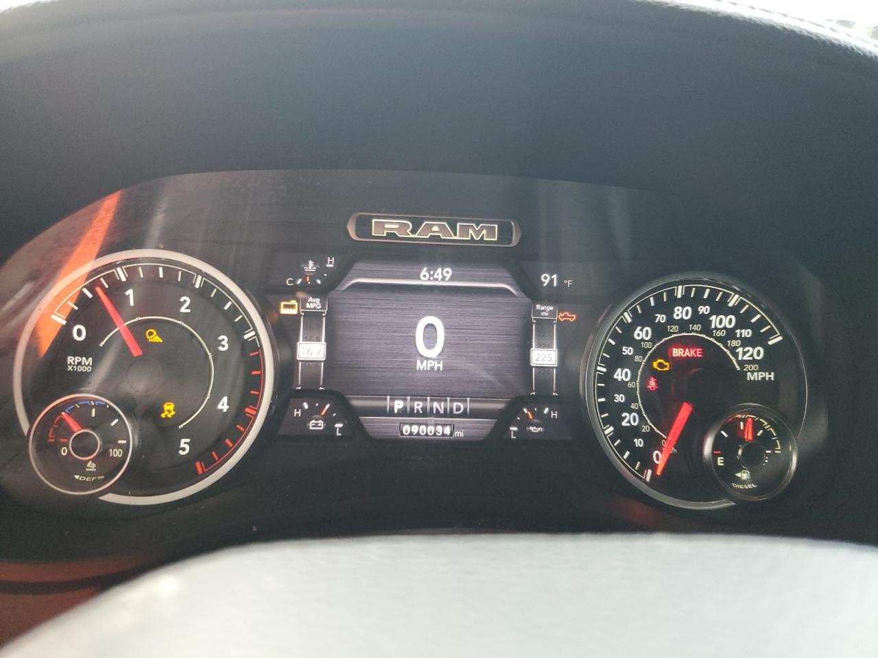 2019 Ram 2500 Laramie VIN: 3C6UR5FL6KG516732 Lot: 63081365