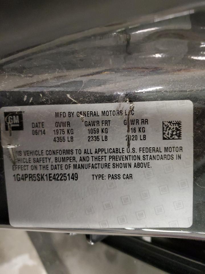 2014 Buick Verano Convenience VIN: 1G4PR5SK1E4225149 Lot: 64861215