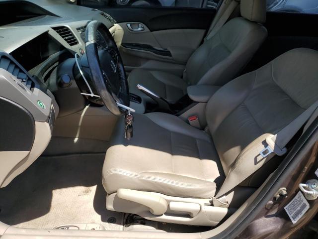  HONDA CIVIC 2012 Brown