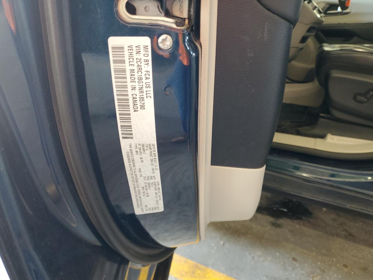 2022 Chrysler Pacifica Touring L VIN: 2C4RC1BG7NR185790 Lot: 66463725