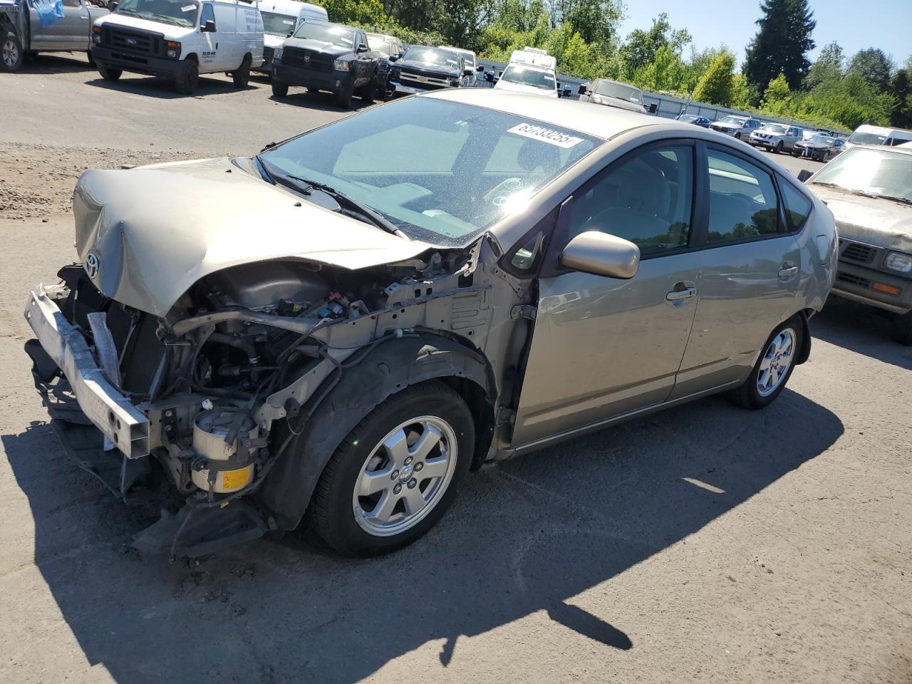 2005 Toyota Prius gold null hybrid JTDKB20U353028267 photo #1