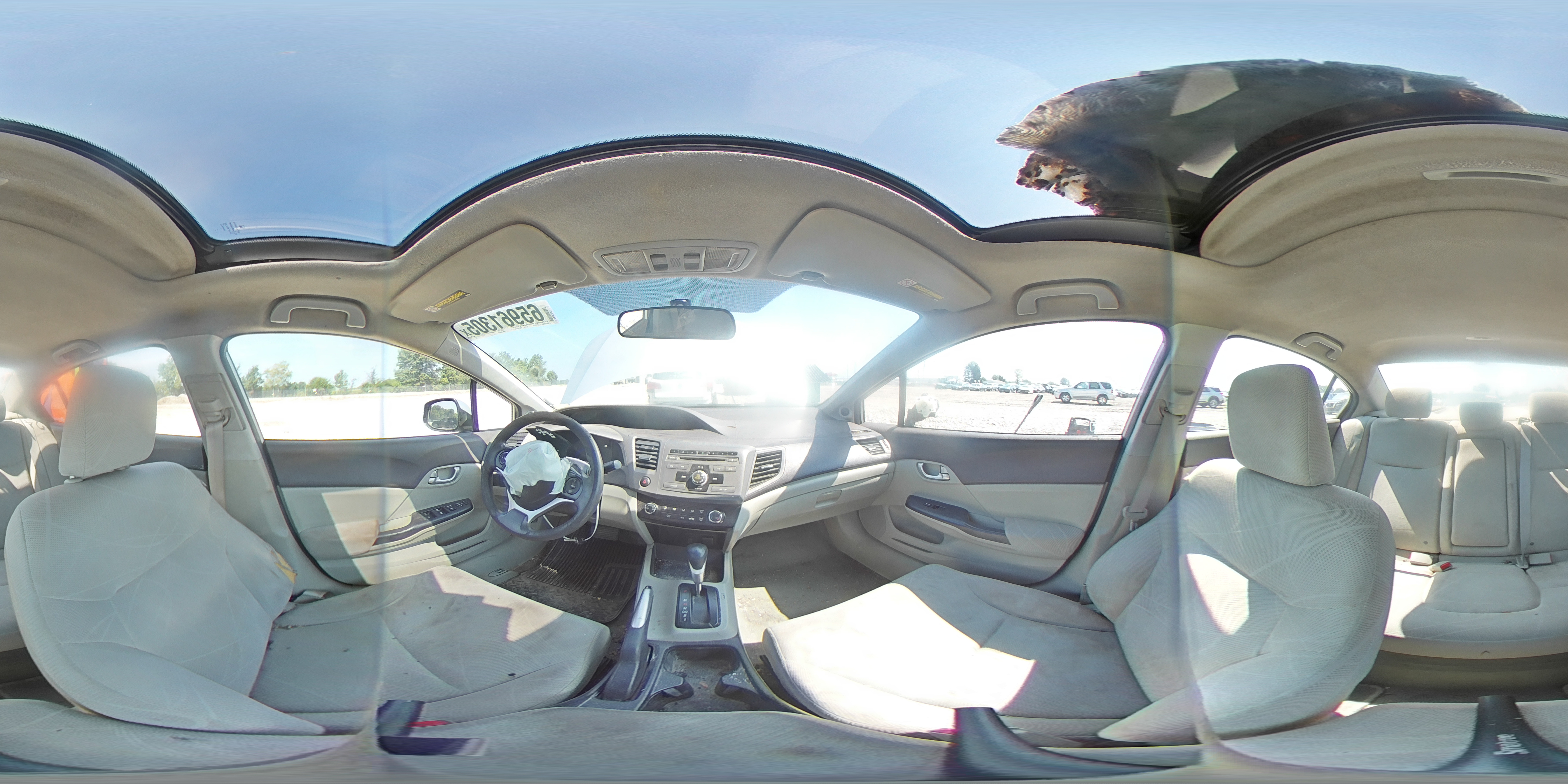 2012 Honda Civic Ex VIN: 19XFB2F84CE048433 Lot: 65961305