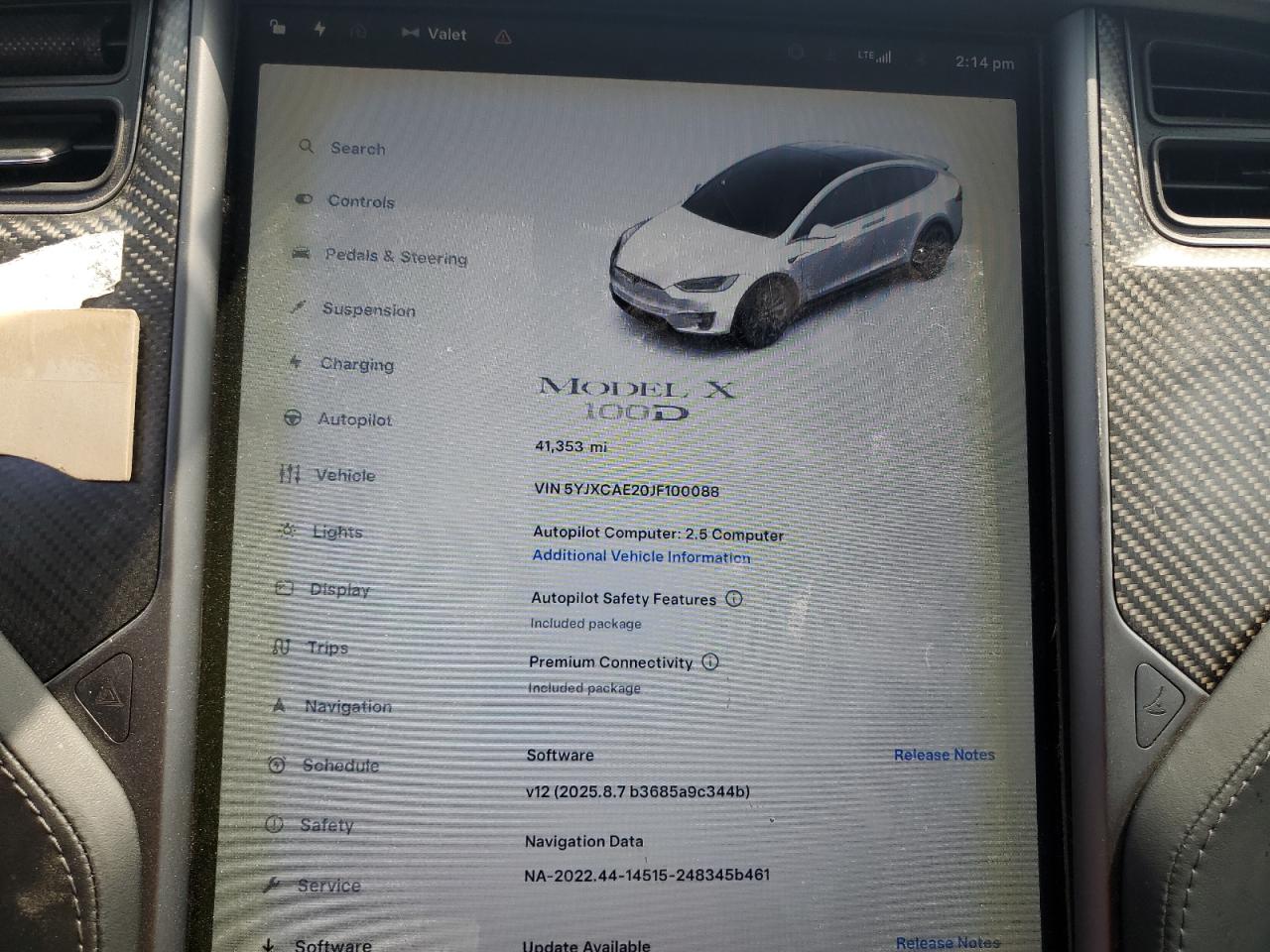 2018 Tesla Model X VIN: 5YJXCAE20JF100088 Lot: 63587935
