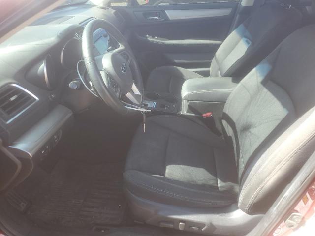  SUBARU LEGACY 2017 Czerwony