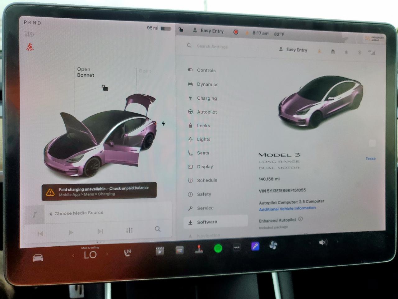 5YJ3E1EB6KF151055 2019 Tesla Model 3