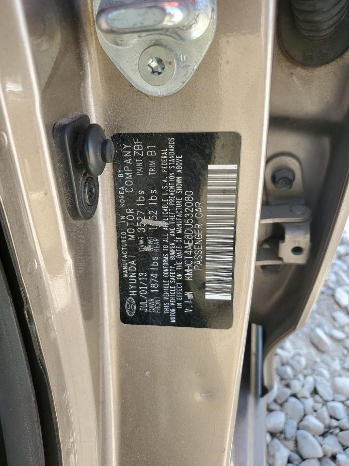 2013 Hyundai Accent Gls VIN: KMHCT4AE8DU532080 Lot: 64640355