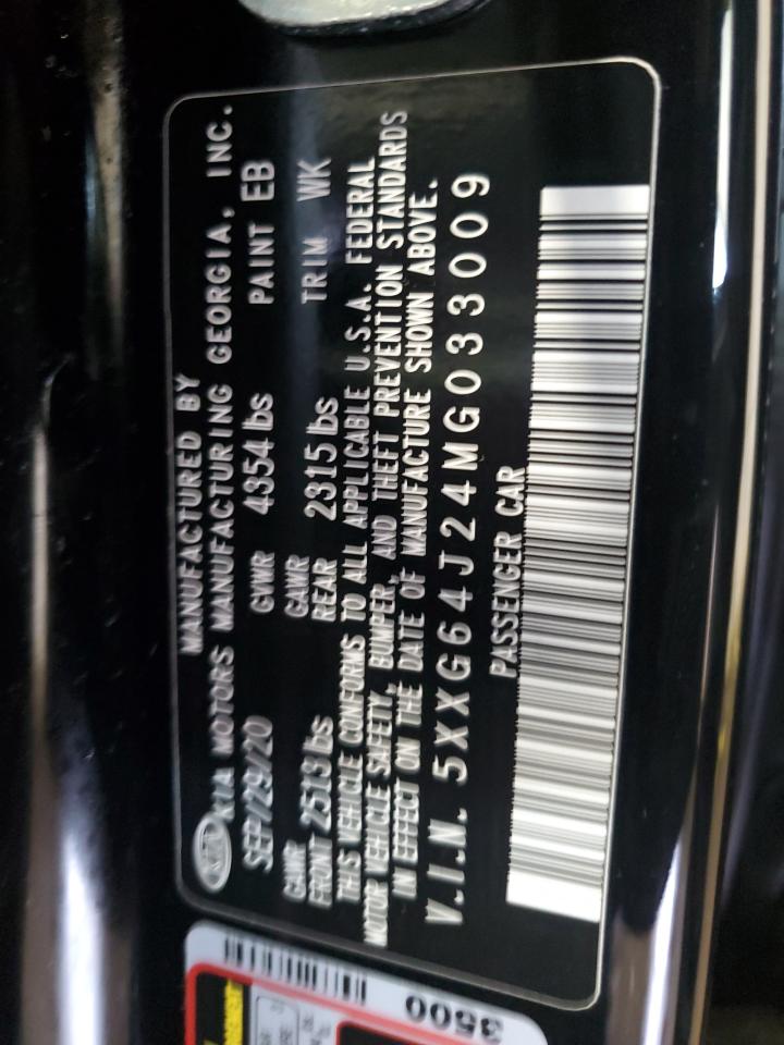 2021 Kia K5 Gt Line VIN: 5XXG64J24MG033009 Lot: 65280705