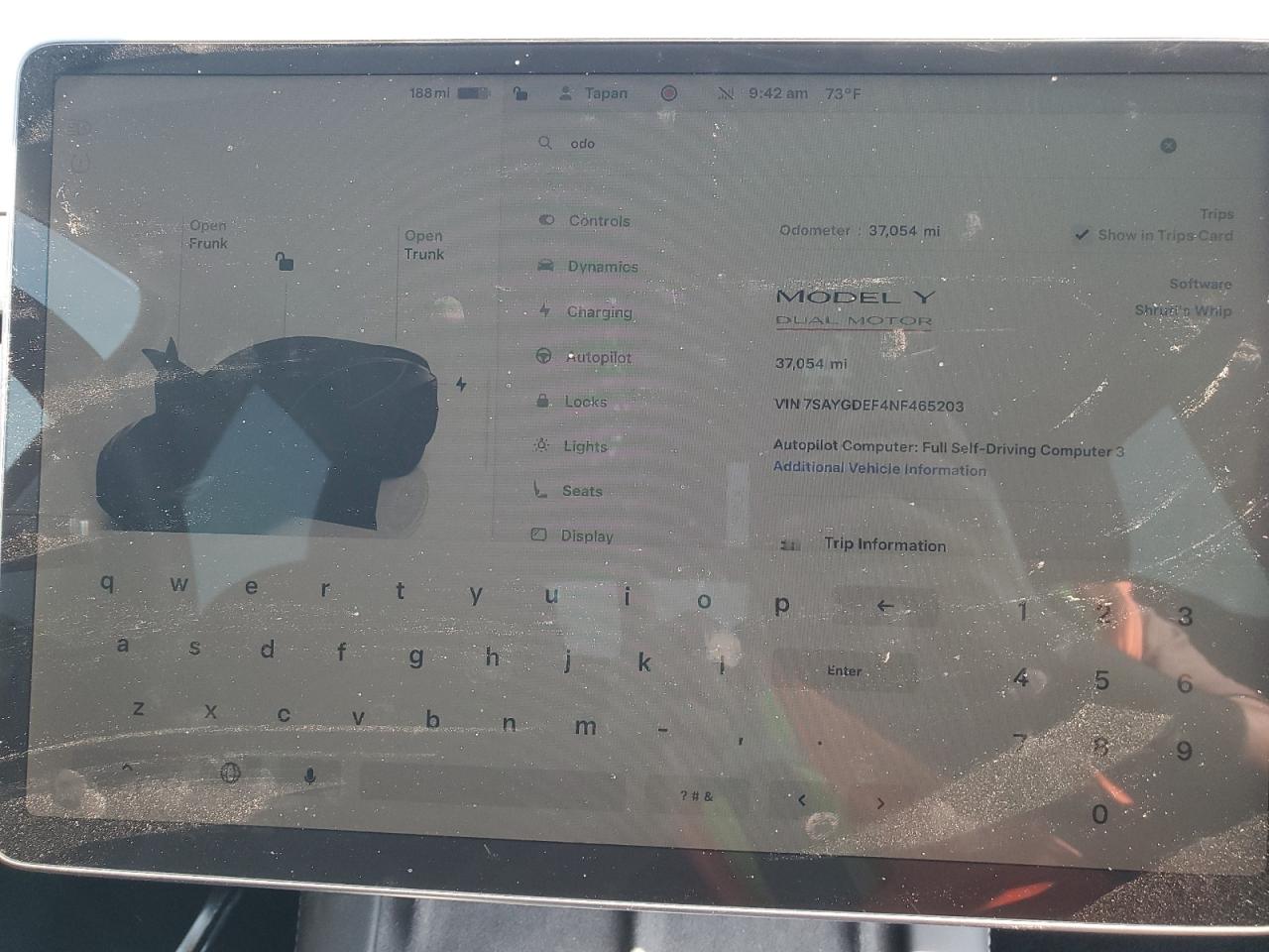 2022 Tesla Model Y VIN: 7SAYGDEF4NF465203 Lot: 63295875