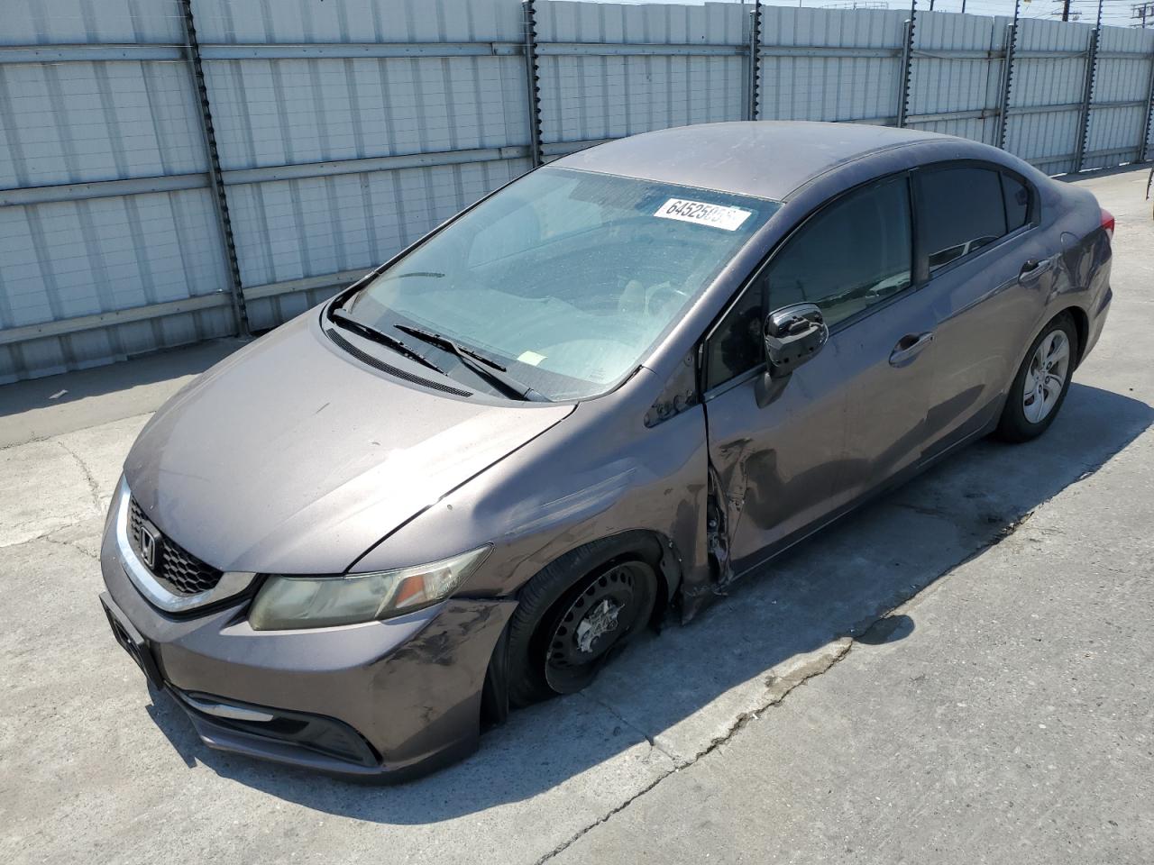 2013 Honda Civic Lx VIN: 19XFB2F59DE292294 Lot: 64525055