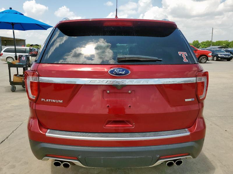  FORD EXPLORER 2018 Red