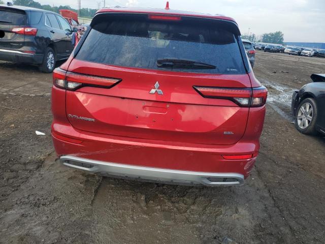  MITSUBISHI OUTLANDER 2022 Czerwony