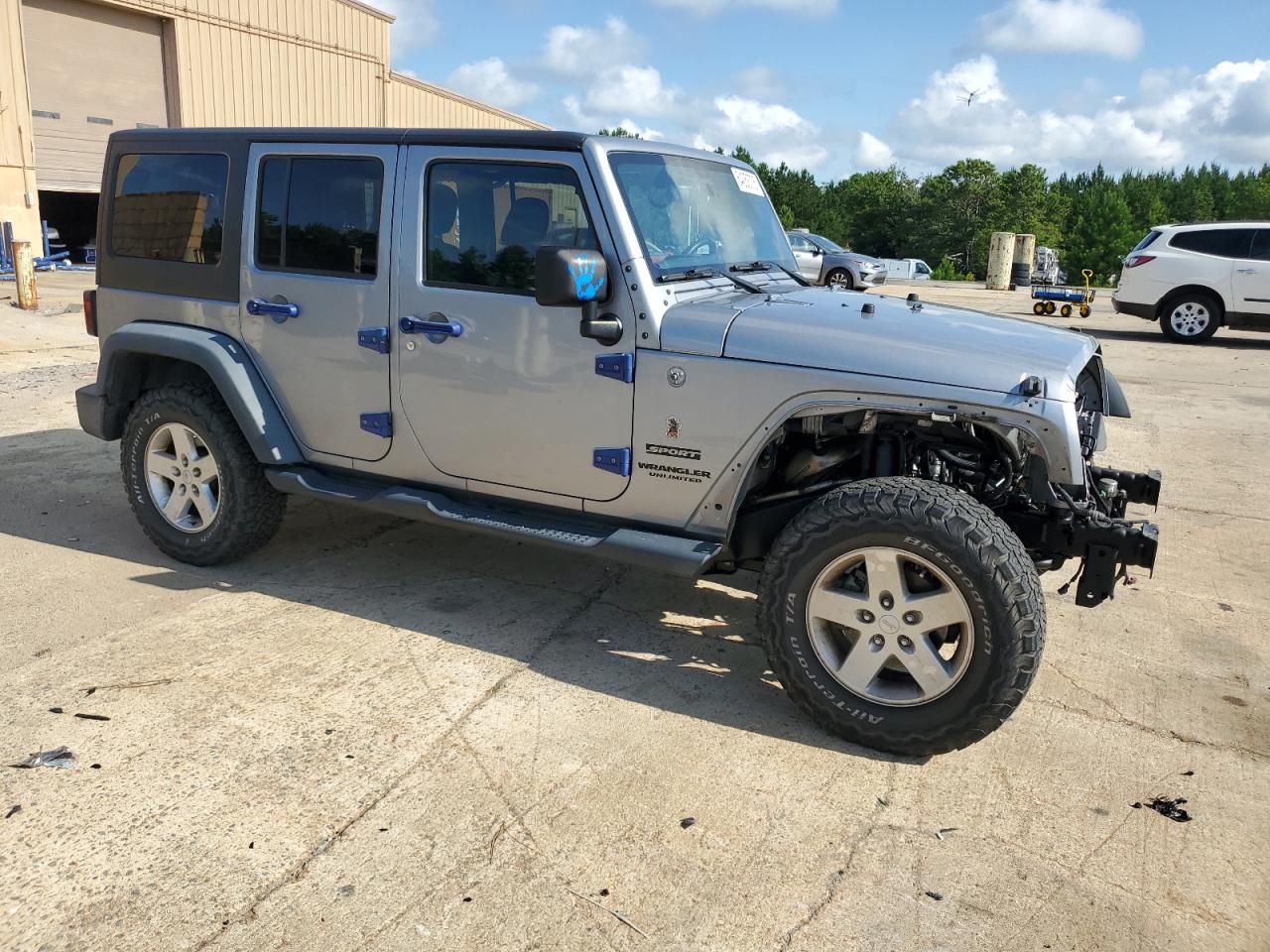 2016 Jeep Wrangler Unlimited Sport VIN: 1C4BJWDG6GL334705 Lot: 64258735
