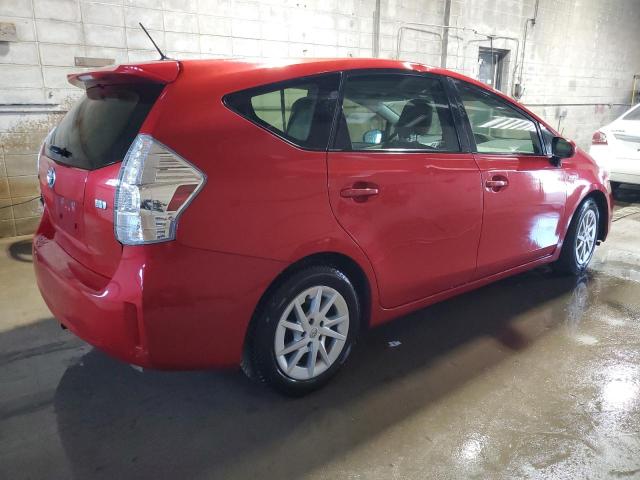  TOYOTA PRIUS 2014 Red