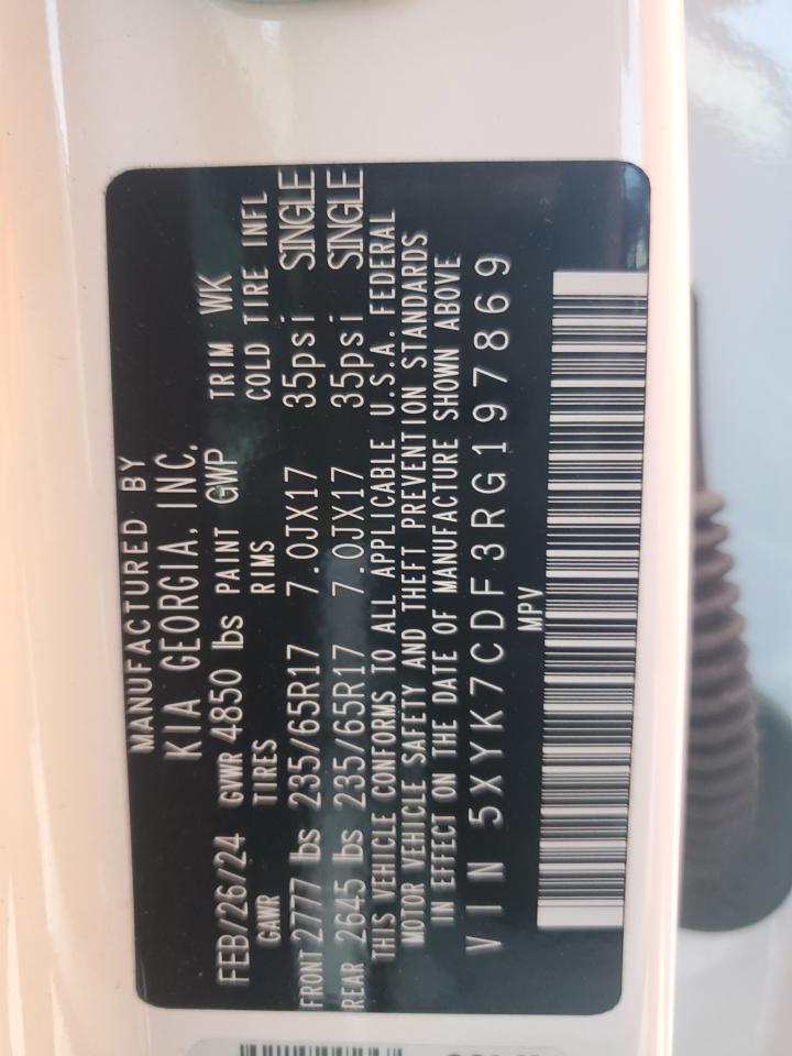 2024 Kia Sportage X-Pro VIN: 5XYK7CDF3RG197869 Lot: 66494305