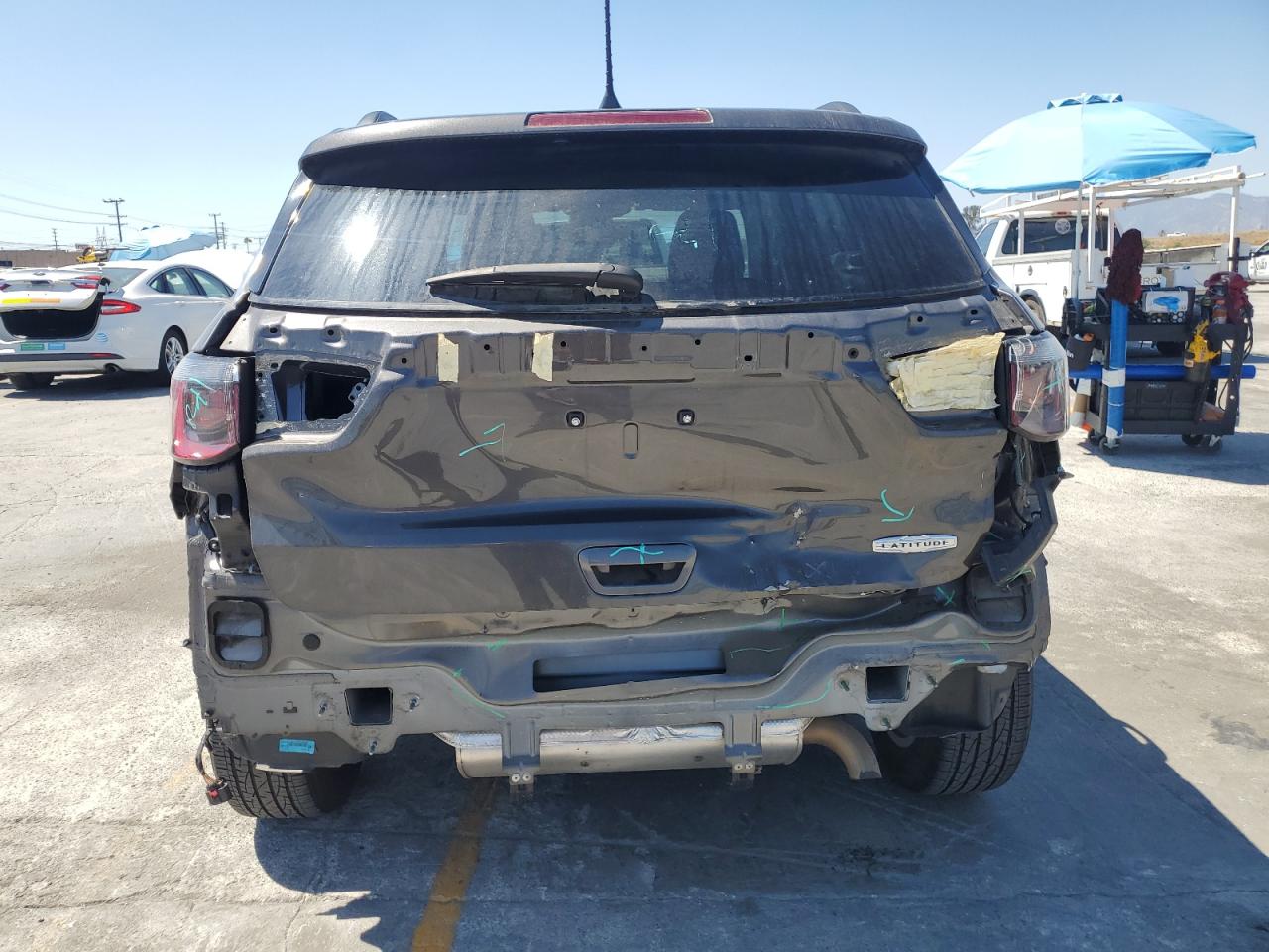 2022 Jeep Compass Latitude VIN: 3C4NJCBB3NT218110 Lot: 66146805