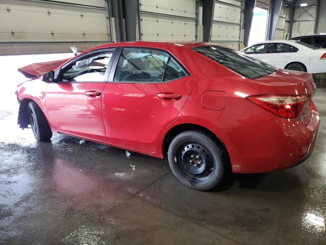  TOYOTA COROLLA 2018 Красный