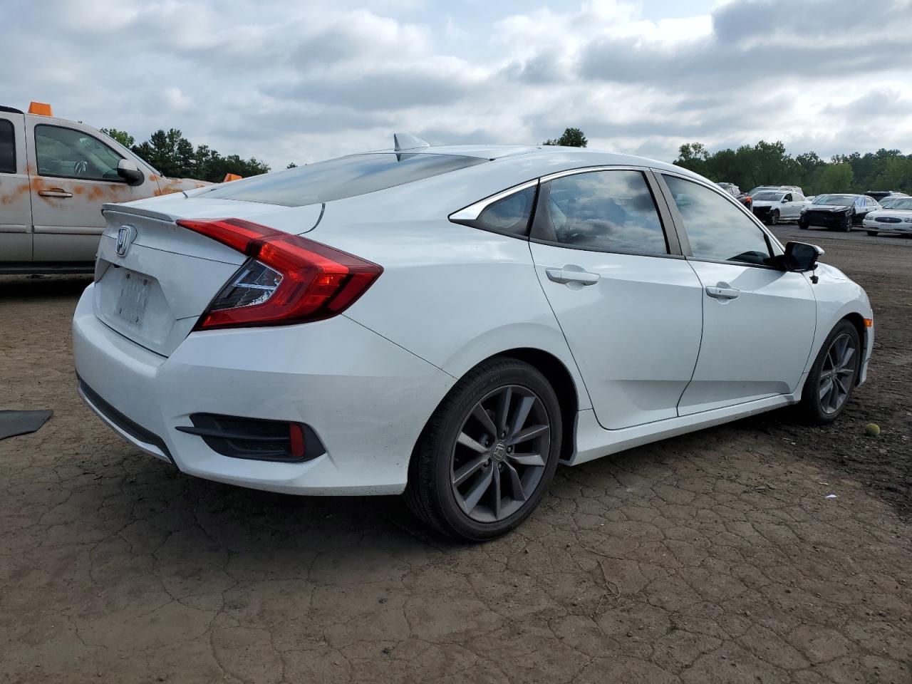 2019 Honda Civic Ex white null gas 19XFC1F30KE204834 photo #4