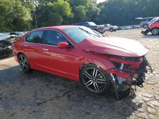  HONDA ACCORD 2016 Czerwony