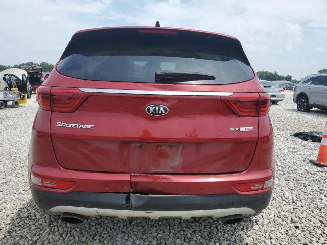  KIA SPORTAGE 2018 Красный